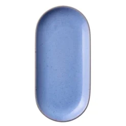 RAW Colour oval tallrik 25 cm Blueish