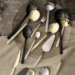 RAW Cutlery sås/potatisked 2 delar champagne gold