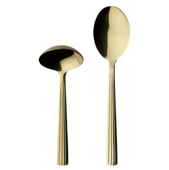 RAW Cutlery sås/potatisked 2 delar champagne gold
