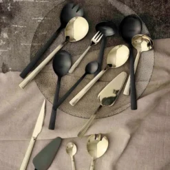 RAW Cutlery sås/potatisked 2 delar matte black