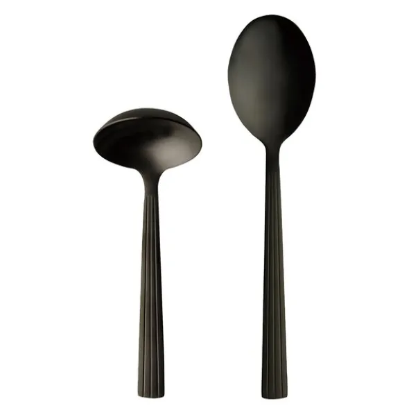 RAW Cutlery sås/potatisked 2 delar matte black