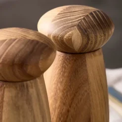 RAW kvarnset med bricka 13,5 cm 3 delar teak