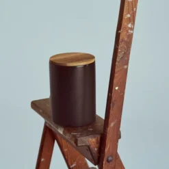 RAW Metallic Brown redskapskruka med lock 15x10 cm teak