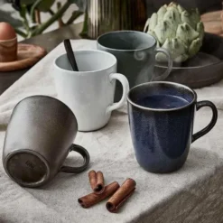 Raw Mugg med öra 35 cl Vit