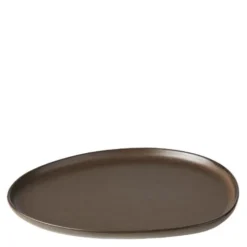 RAW Organic Tallrik 24x21 cm Metallic Brown