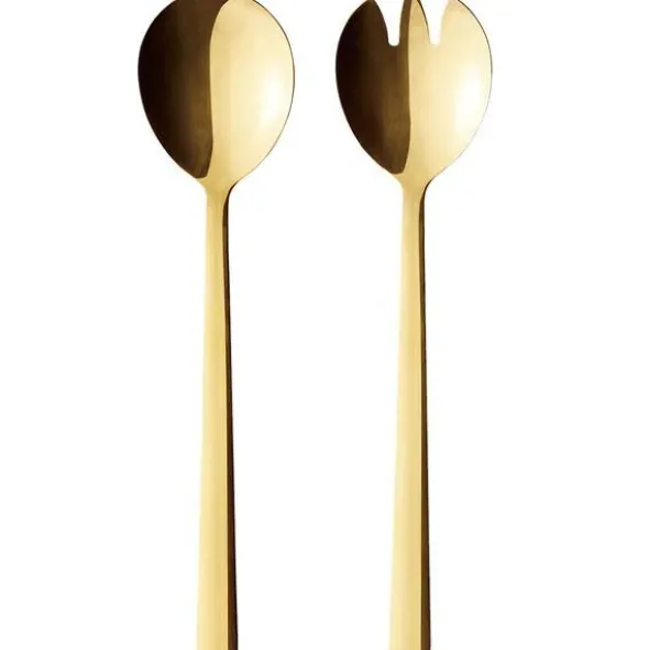 Raw Salladsset 2 delar Guld