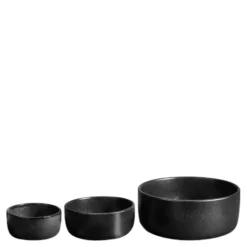 RAW Skålset 3 delar 19,5 cm Titanium Black