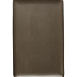 Raw Tallrik rektangulär 31,5x20 cm Brun Metallic