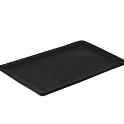 Raw Titanium Black Tallrik 31,5x20 cm