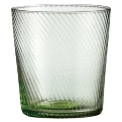 RAW Unique swirl vattenglas 30 cl green