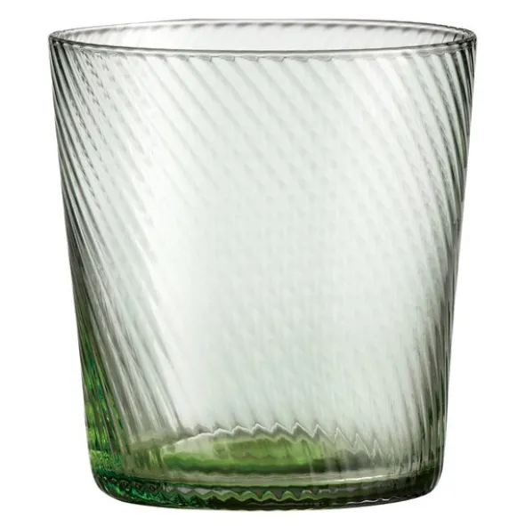 RAW Unique swirl vattenglas 30 cl green