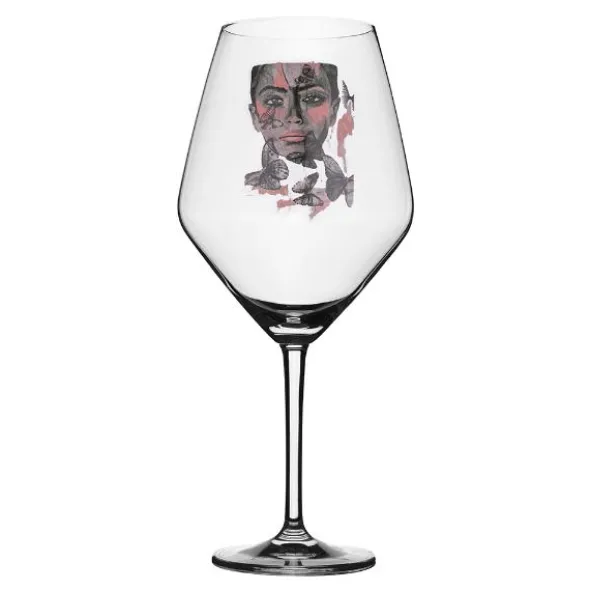Rödvinsglas 75 cl Butterfly Queen