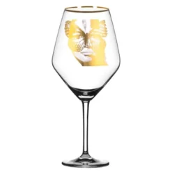 Rödvinsglas Golden Butterfly 75 cl Guld