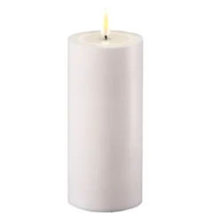 Real Flame Led Utomhusljus 7,5x15 cm Vit