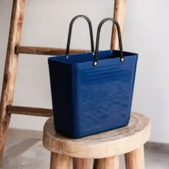 Recycled Plastic väska hög 14 L blå