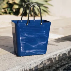 Recycled Plastic väska hög 14 L blå