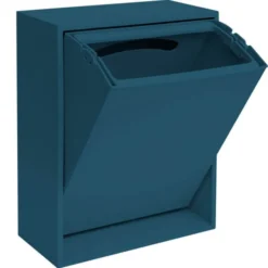 Recycling källsorteringsbox 30x15x40 cm Deep Dive Blue