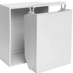 Recycling källsorteringsbox 30x15x40 cm Brilliant White