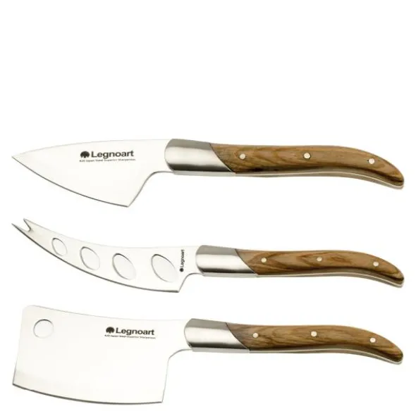Reggio Ostknivset 3-pack Trä