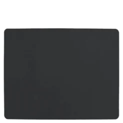 Rektangulär bordstablett silikon 42x33 cm Black