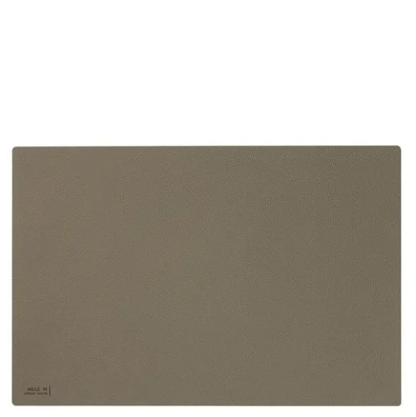 Rektangulär bordstablett 45x35 cm grå
