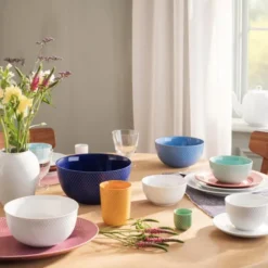 Rhombe Color Mugg 33 cl Gul