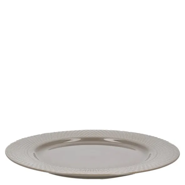 Rhombe Earth middagstallrik 27 cm clay