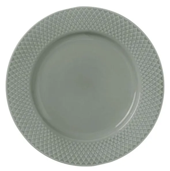 Rhombe Earth tallrik 27 cm mossgrön