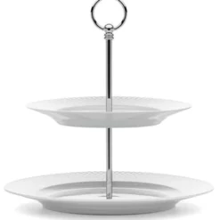 Rhombe Kakfat 27 cm Vit