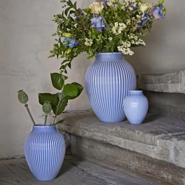 Ripple Vas 20 cm Lavendel