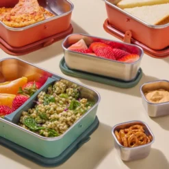 Rise snackslåda 8 cl borstat stål