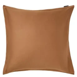 Örngott 65x65 cm bomullsatin enfärgat fudge
