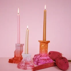 Rocky Baroque Ljusstake 17,5 cm Spicy Rose