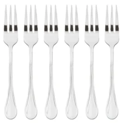 Royal tårtgaffel 6-pack stål