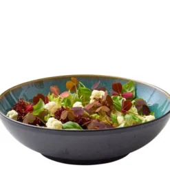 Salladsskål 24 cm Svart/Grön
