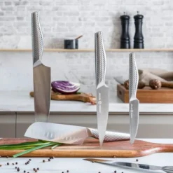 Santokukniv 30 cm borstat stål