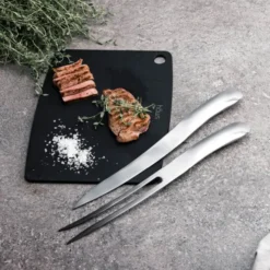 Santo trancherkniv och gaffel stål