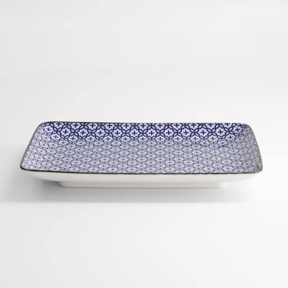 Sashiko serveringsfat 20,4x13 cm