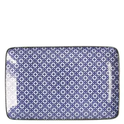 Sashiko serveringsfat 20,4x13 cm
