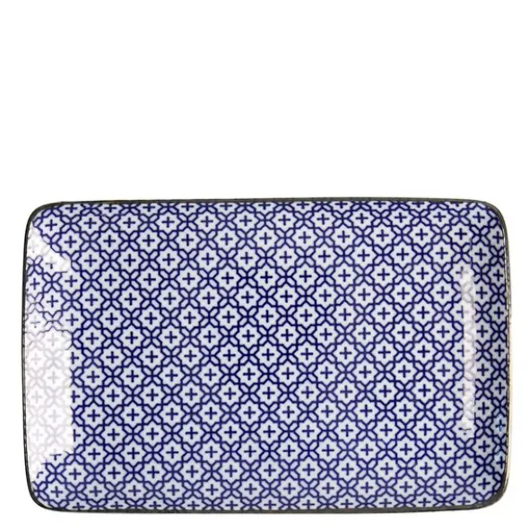 Sashiko serveringsfat 20,4x13 cm