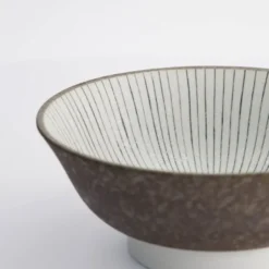 Satomaki Tokusa Mixed ramen skål 21,5x9 cm 1,3 L brun