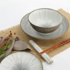 Satomaki Tokusa Mixed ramen skål 21,5x9 cm 1,3 L brun