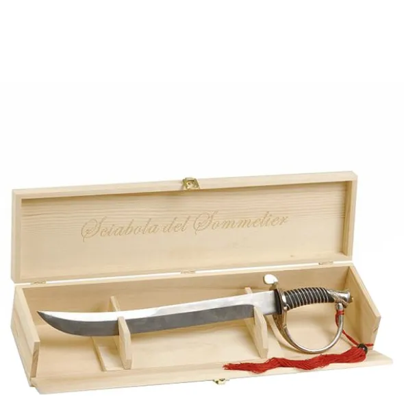 Sciabola sabreringssabel 54 cm stål/trä