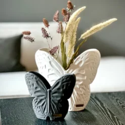 Secret Butterfly vas 22 cm svart