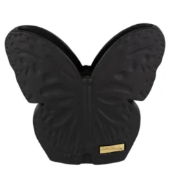 Secret Butterfly vas 22 cm svart