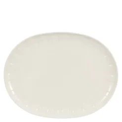 Senja serveringsfat oval 23x30 cm vit