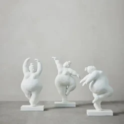 Serafina dekorationsfigur 28 cm vit
