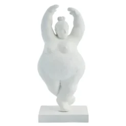Serafina dekorationsfigur 28 cm vit