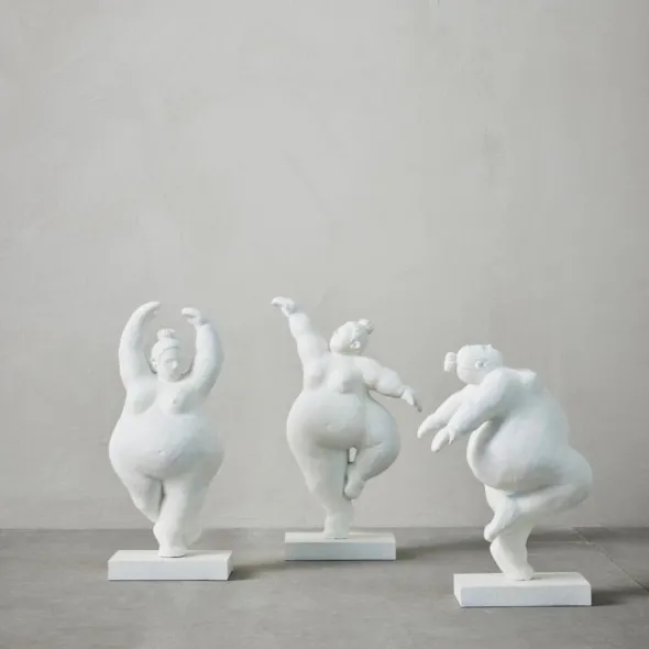 Serafina dekorationsfigur 28,8 cm vit