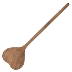 Serveringssked hjärta 30 cm akacia natural